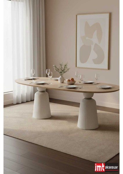 Kapadokpa 72 cm (2 Adet)Yemek Masası ve Ofis Masası Ayağı Beyaz fırsatları