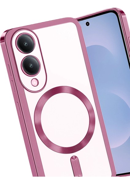 Xmpdby Newface Samsung Galaxy S25 Edge Kross Magneticsafe Kapak - Rose modelleri