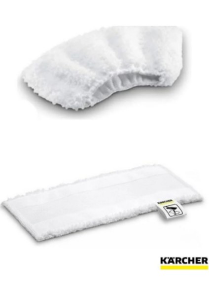 Karcher Sc2 Sc3 Sc4 Sc5 Easyfix Buharlı Temizlik Makinesi Yedek Mop,el ve Zemin Aparat Seti-2 Parça