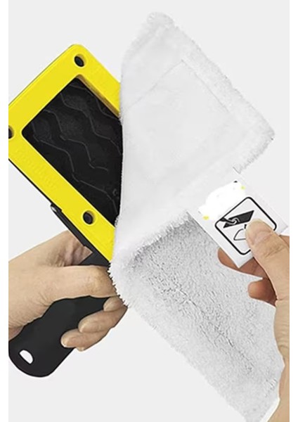 Karcher Sc2 Sc3 Sc4 Sc5 Easyfix Buharlı Temizlik Makinesi Yedek Mop,el ve Zemin Aparat Seti-2 Parça indirimleri