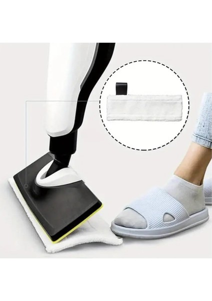 Karcher Sc2 Sc3 Sc4 Sc5 Easyfix Buharlı Temizlik Makinesi Yedek Mop,el ve Zemin Aparat Seti-2 Parça