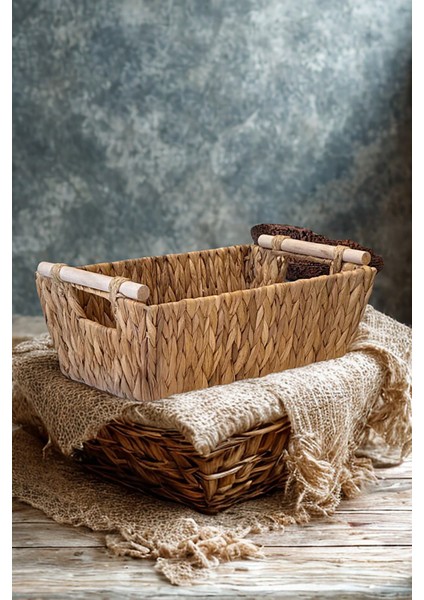 Terrona Hasır Çok Amaçlı Dikdörtgen Sepet – Ekmek, Meyve, Havlu ve Düzenleme Sepeti fiyatları