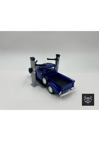 1:24 Ölçek Iki Kollu Araç Lift | Aşağı Yukarı Hareketli Çalışır Lift | Garaj Diorama ve Aksesuarı modelleri