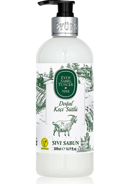 4 Adet Eyüp Sabri Tuncer Sıvı Sabun 500 ml Keçi Sütü