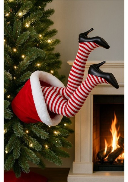 Yılbaşı Ağaçlarınız Için Lüks Haraketli Ağaç Süs Yılbaşı Çam Ağacı Dekor Hareketli Karışık Ayaklar indirimleri