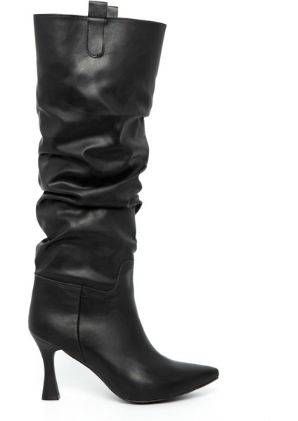 Bilek Büzgülü Ince Topuklu Kadın Çizme 5038511-Z fiyatları