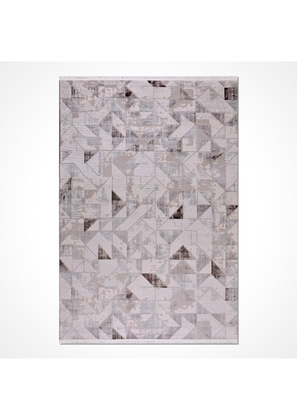 Etna - Yumuşak Krem Sade Akrilik Modern Salon ve Oturma Odası Halısı - EL05K