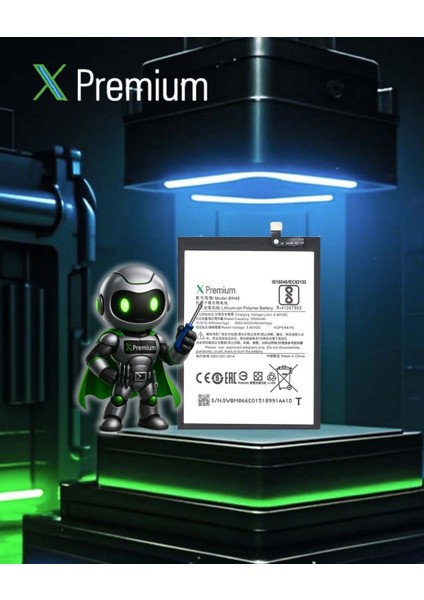 Xpremium Xiaomi Redmi Note 8t Uyumlu Batarya Pil Süper Yüksek Kalite 4000 Mah BN46 modelleri