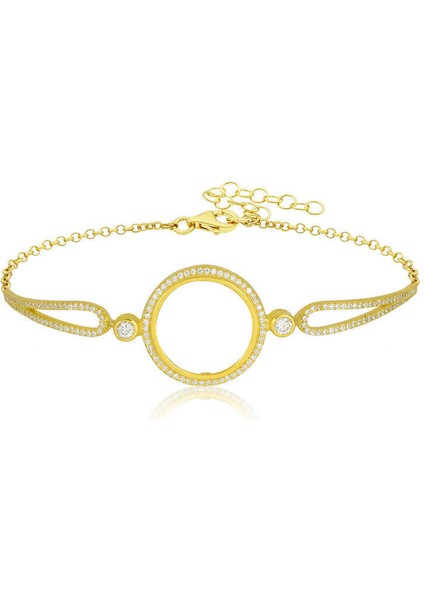 Gümüş Çeyrek Takılabilen Altın Kaplama Kadın Bileklik fiyatları