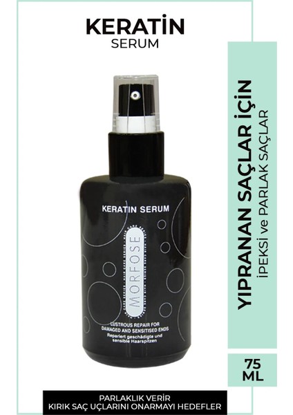 Keratin Saç Serumu 75 ml - Yıpranmış Saçlar Için - Mrfs