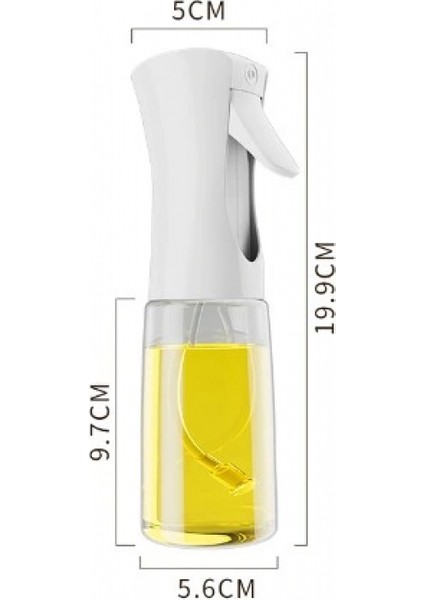 200 ml Dekoratıf Tabancalı Spreylı Cam Şışe indirimleri