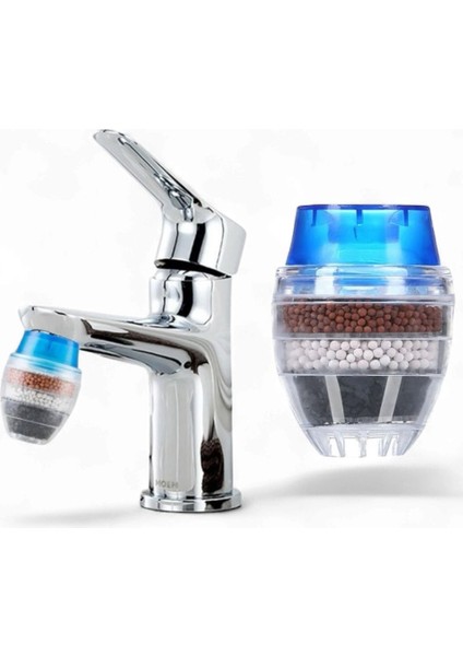 Musluk Tipi Su Arıtma Aparatı – 5 Katmanlı Filtre, Temiz ve Sağlıklı Su Için