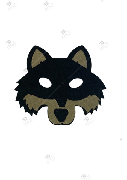 Kurt Temalı Kaliteli Keçe Hayvan Figürlü Maske