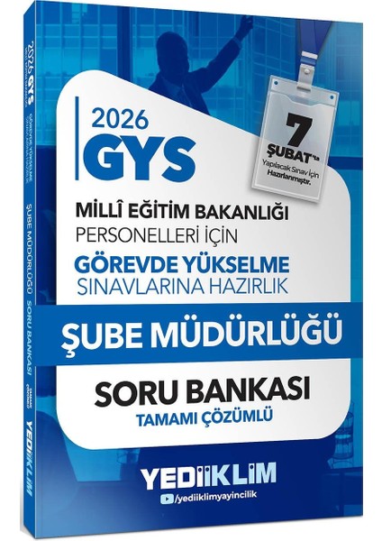 2026 Meb Gys Şube Müdürlüğü Tamamı Çözümlü Soru Bankası