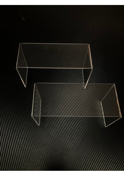 Şeffaf Pleksi Yükseltici Sergileme Standı 10X10 cm 2’li Set indirimleri