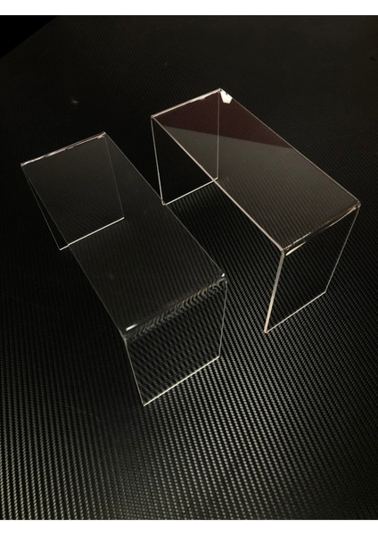 Şeffaf Pleksi Yükseltici Sergileme Standı 10X10 cm 2’li Set