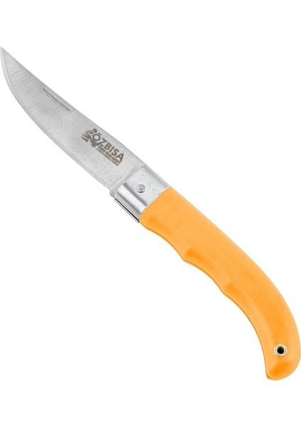 Katlanır Cep Çakısı - Özbısa - El Yapımı - No:2 - Sarı