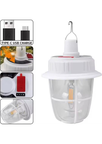 Şarj Edilebilir Kamp Lambası - Wison - Solar Şarjlı fiyatları