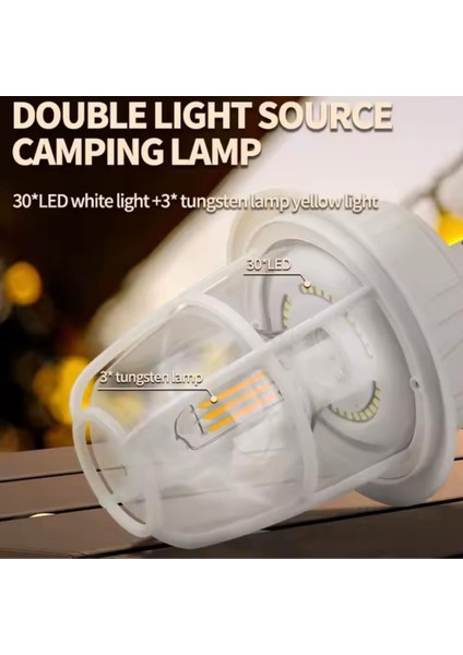 Şarj Edilebilir Kamp Lambası - Wison - Solar Şarjlı fırsatları