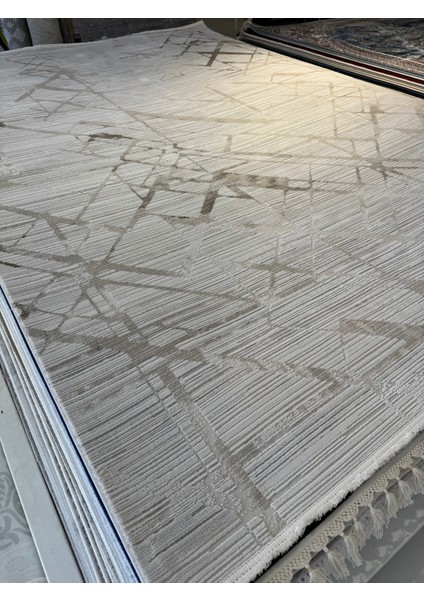 Roma 1114 Bej Kahverengi Premium Modern Desen Akrilik Salon Halısı Üst Kalite fiyatları