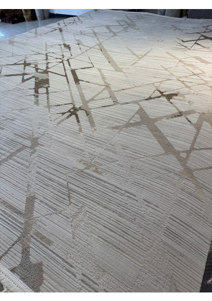 Roma 1114 Bej Kahverengi Premium Modern Desen Akrilik Salon Halısı Üst Kalite modelleri