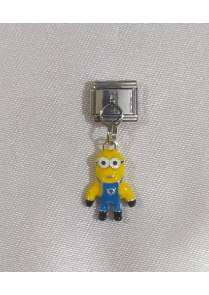 Italyan Bilezik ile Uyumlu Minyon Çelik Charm