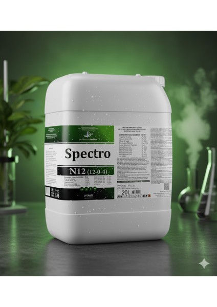 Spectro N12 12-0-4 + Me – Azot ve Organik Madde Içerikli Sıvı Gübre – Yüksek Etki ve Hızlı Emilim – 20 Lt fırsatları