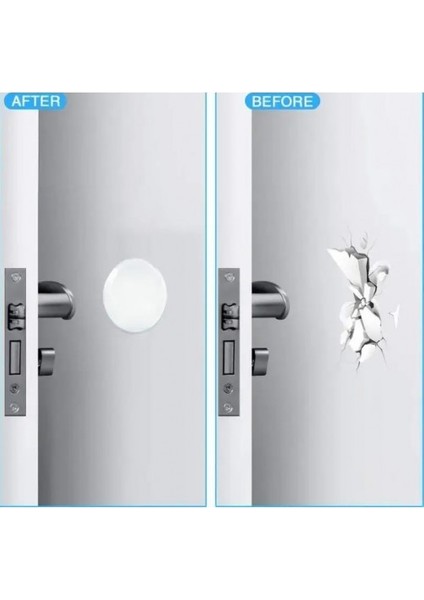 6lı Şeffaf Silikon Mobilya ve Kapı Durdurucu Darbe Pedi Yuvarlak indirimleri