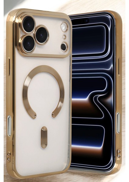 Apple iPhone 17 Pro Max Kılıf Kamera Korumalı Sararma Yapmaz Magsafe Şarj Özellikli A++ Kalite Kapak