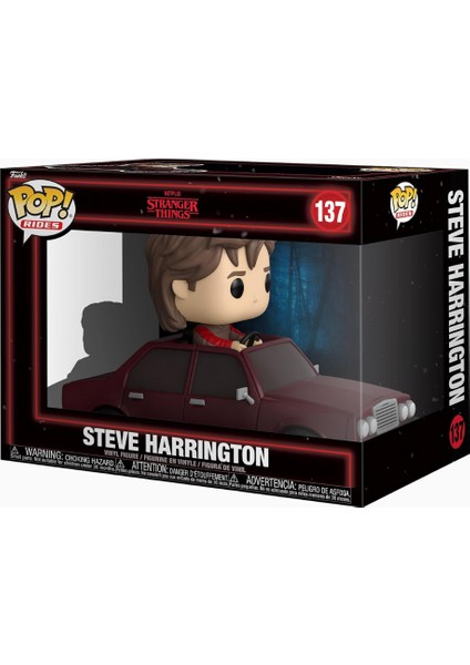 Pop! Rides: Stranger Things 5. Sezon Steve Harrington Vinil Koleksiyon Figürü