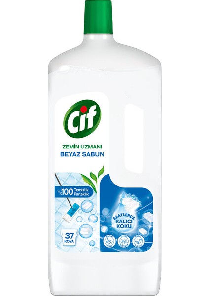 2 Adet Cif Konsatre Zemin Uzmanı Fayans Beyaz Sabun 1500 ml fiyatları