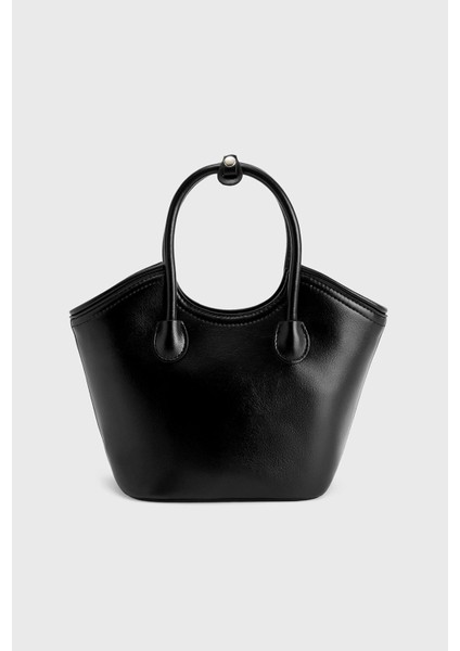 Çift Kulp Çanta Siyah 12145407000