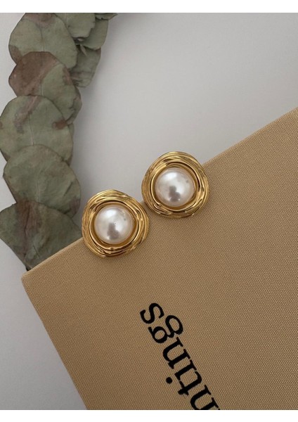 Inci Top Düğme Zara Model Gold Çelik Küpe fiyatları