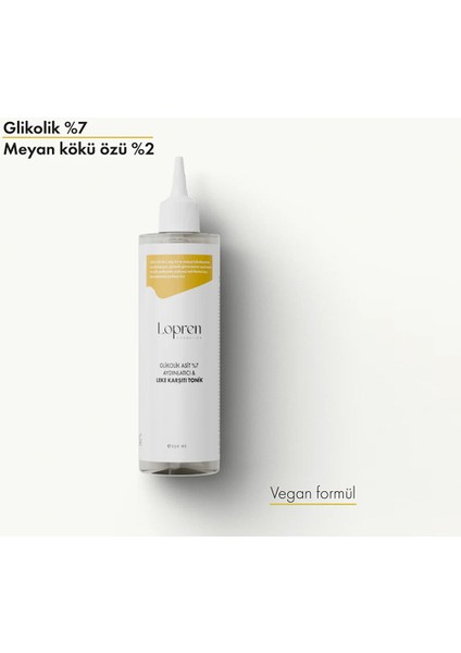 4 Adet Lopren Aydınlatıcı Leke Karşıtı Tonik 250 ml fiyatları