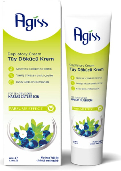 2 Adet Agiss Tüy Dökücü Krem 100ML Hassas Ciltler fiyatları