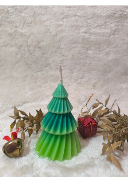 Çam Ağacı Desenli Yılbaşı Konseptli Dekoratif Mum, Geçişli fırsatları