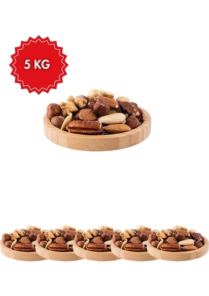Özel Karışım Çiğ Kuruyemiş 5 kg - Sağlıklı Beslenme Paketi (Tuzsuz, Işlenmemiş, Ekonomik Boy)