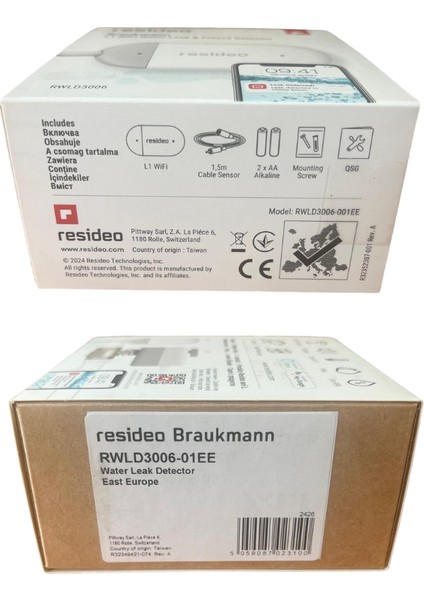 L1 Wi-Fi Su Kaçak ve Donma Dedektörü – RWLD3006