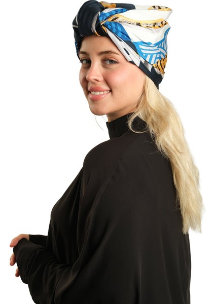 Krem Pratik Hazır Geçmeli Tesettür Bone Ipek Desenli 2410_40 fiyatları