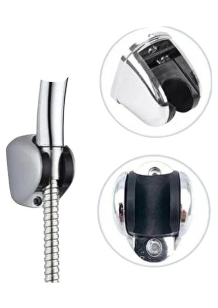 Duş Banyo Başlığı Seti Hortumu Sabitleyici Duş Mafsalı Askı Asma Aparatı