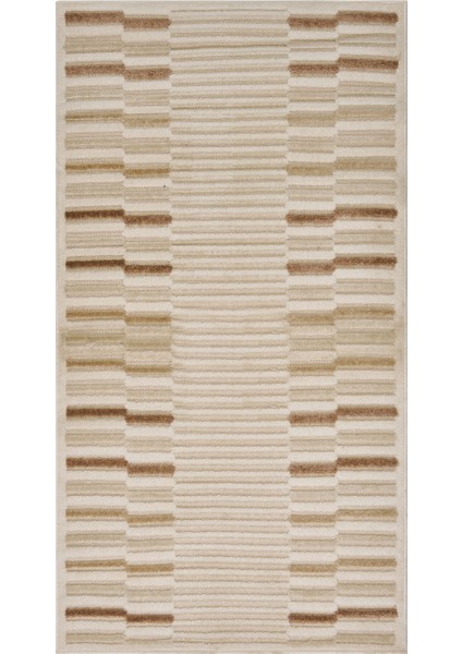 Soft Mono Tozumaz Antialerjik Halı - Bej - 80X150 cm