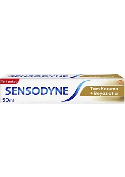 4 Adet Sensodyne Diş Macunu Tam Korumabeyazlatıcı 50 ml