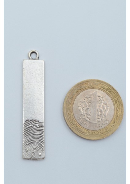 Parmak İzi Gümüş Kaplama Düz Zincir Kolye fırsatları