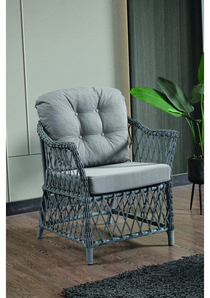 Rattan Icon Bahçe Mobilyası 2+1+1+Camlı Masa indirimleri