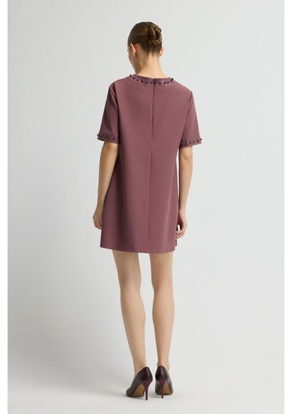 Işlemeli Mini Elbise A.murdum 12445944000 indirimleri