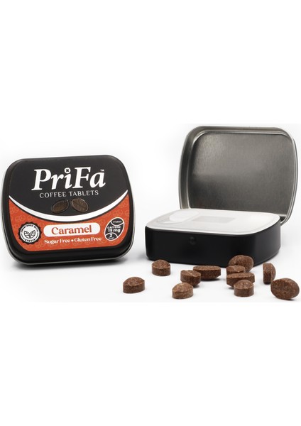 Caramel Kahve Tableti – Her Zaman, Her Yerde Su Gerektirmeyen Taşınabilir Kahve Deneyimi