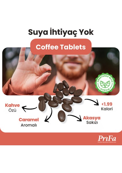 Caramel Kahve Tableti – Her Zaman, Her Yerde Su Gerektirmeyen Taşınabilir Kahve Deneyimi modelleri