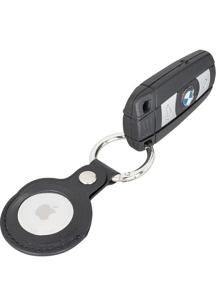 Apple Airtag Uyumlu Deri Anahtarlık, Rst1 Siyah fiyatları