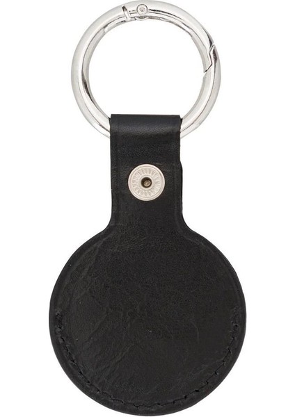 Apple Airtag Uyumlu Deri Anahtarlık, Rst1 Siyah fırsatları