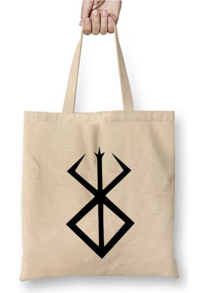 Berserk Anime Bez Çanta Uzun Saplı Alışveriş Çantası Plaj Çantası